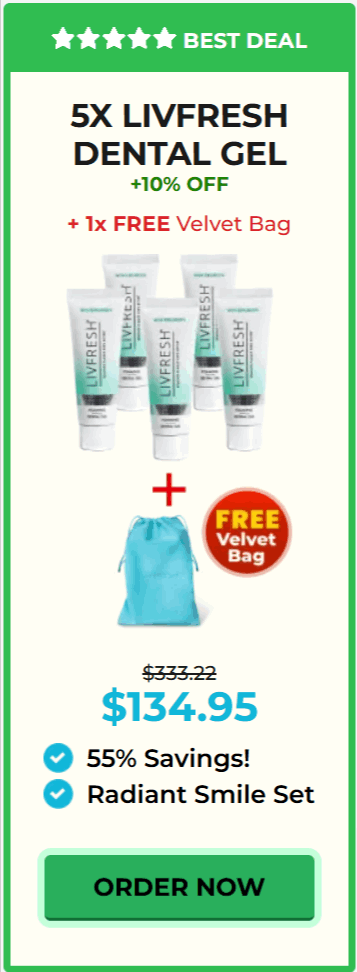 LivFresh Gel Toothpaste 10